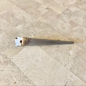 Swank Vintage Saw Tie Clip